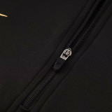 24/25 PSG Black  Half Pull Tracksuit  (半拉链)