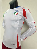 24/25 Italy Away Long Sleeve Player Version Soccer Jersey(长袖)
