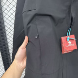 24/25 F705 CAMEL Black Single Layer Hooded Windbreaker (连帽）