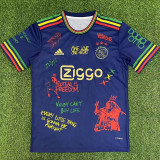 25/26 Ajax Royal Blue Graffiti Fans Soccer Jersey