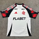 25/26 Flamengo Away  Fans Soccer Jersey(Print all sponsors、全广告）
