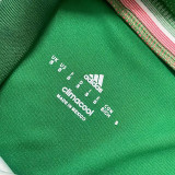 2014 Mexico Home  Long Sleeve Retro Soccer Jersey