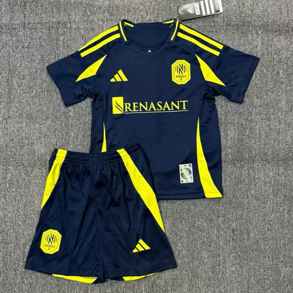 25/26  Nashville SC Away  Kids Soccer Jersey
