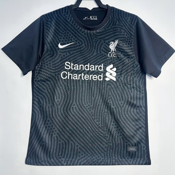 2020/2021 LIV Black Goalkeeper  Retro Soccer Jersey