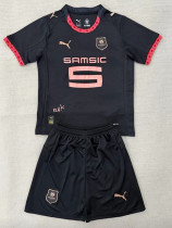 25/26 Stade Rennais Third Kids Jerseys