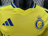 24/25 AL-Nassr Home Player Version Long Sleeve Soccer Jersey(长袖)