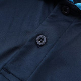 24/25 CHE Royal Blue Polo Collar Pants Set(C1113)