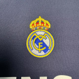 2004/2005 RMA Away Black Retro Soccer Jersey