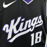 23/24 KINGS WESTBROOK #18 Black Top Quality Hot Pressing NBA Jersey