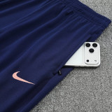 26/27 France Royal Blue Half Pull Tracksuit  (半拉链)