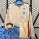 24/25  Man Utd Beige & Blue  Double Sided Windbreaker (双面风衣)