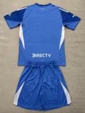 25/26 River Plate Goalkeeper Blue Kids  Soccer Jersey