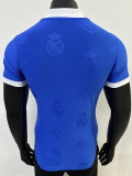25/26 RMA  Team Logo Special Edition Blue Player Version Soccer Jersey