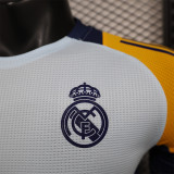 24/25 RMA White Blue Player Version  Soccer Jersey