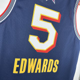 24/25 ALL-STAR EDWARDS #5 Royal Blue Top Quality Hot Pressing NBA Jersey