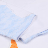 24/25 RMA Yellow Blue Grey Puzzle Half Pull  Tracksuit  (半拉链)