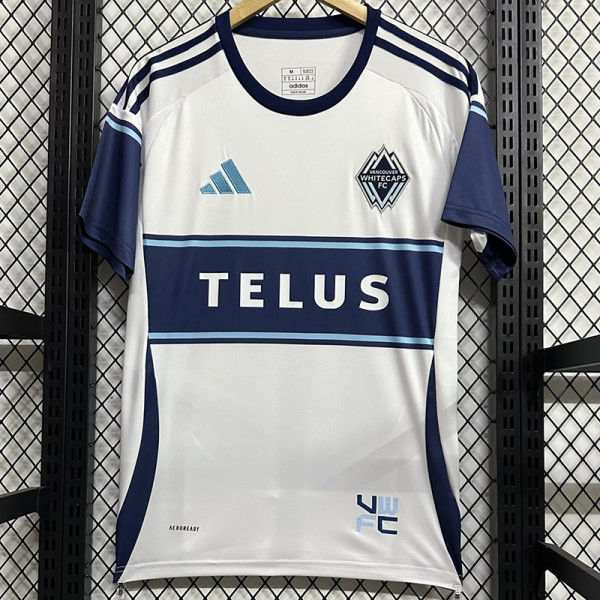 25/26 Vancouver Whitecaps  White Fans Soccer Jersey