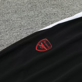 24/25  ARS Black Player Version Half Pull Tracksuit  (球员版黑、半拉链)