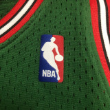 2008/2009 BULLS ROSE #1 Green Retro Top Quality Hot Pressing NBA
