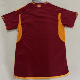23/24 Roma Home Fans Soccer Jersey (Print SPQR)