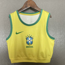 25/26  Brazil Home  Women Yoga  Vest