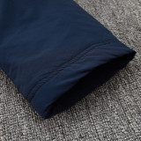24/25 Marseille Royal Blue Hooded Cotton Coat G244橙色队标