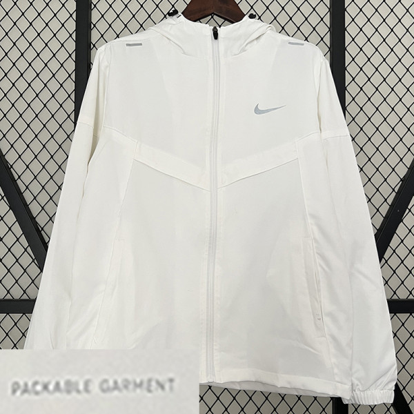 2024 New NK White Windbreaker（连帽、背下带小字）
