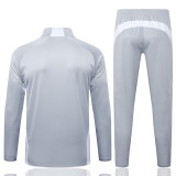 25/26 RMA Grey Half Pull Tracksuit#B25114(半拉链)