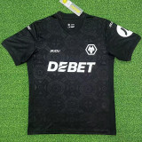 25/26 Wolves Goalkeeper Black Fans Soccer Jersey