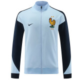24/25  France Light Blue Color Jacket Tracksuit （浅蓝）