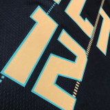 22/23 HORNETS OUBRE JR. #12 Black City Edition Top Quality Hot Pressing NBA Jersey