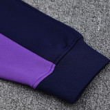 25/26 RMA  Royal Blue-Purple Retro Jacket Tracksuit#F02
