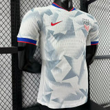 25/26 USA Home  Player Version Soccer Jersey(无星）