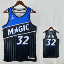25/26 Magic ONEAL #32 Black Flying Man Limited Top Quality Hot Pressing NBA Jersey