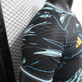 24/25 Argentina Black Water Pattern  Player Version Soccer Jersey