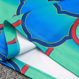 24/25 BAR Green Inkjet Half Pull Tracksuit  (半拉链、B833)