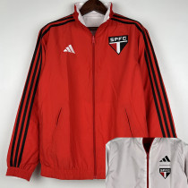 23/24 Sao Paulo Red & White Double Sided Windbreaker (双面风衣)