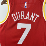 ROCKETS DUR ANT #7 Retro Red Top Quality Hot Pressing NBA Jersey