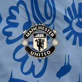 24/25  Man Utd Beige & Blue  Double Sided Windbreaker (双面风衣)