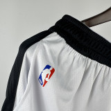 Clippers White Latin Top NBA Pants