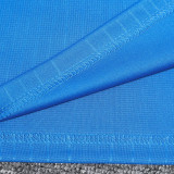 24/25 CHE Light Blue Kids Half Pull Tracksuit  (童装、半拉链)