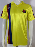 1982/1984 BAR Away Yellow Retro Soccer Jersey