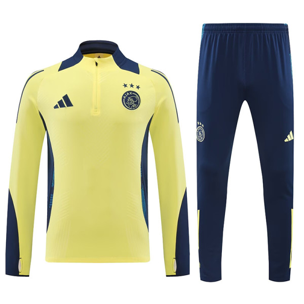 24/25  Ajax Yellow Half Pull Tracksuit  (半拉链)