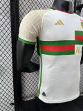 24/25 Algeria White Green Player Version Soccer Jersey