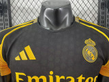 25/26 RMA Yellow and Black Special Edition Player Version Soccer Jersey