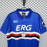 1993/1994 Sampdoria Home Retro Soccer Jersey