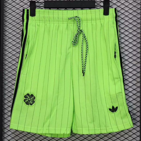 25/26 Celtic Retro Edition Green Player Version Shorts Pants