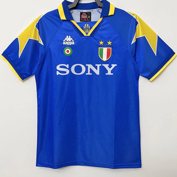 1995/1996 JUV Away Blue Retro Soccer Jersey