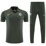 25/26 CHE Dark Green polo shirts pants suit