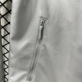 2025  RK907 JD  Grey  Thickened Assault  Hooded Windbreaker (加厚冲锋衣）
